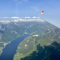 Flugwegposition um 14:50:08: Aufgenommen in der Nähe von Gemeinde Bad Aussee, 8990 Bad Aussee, Österreich in 2363 Meter